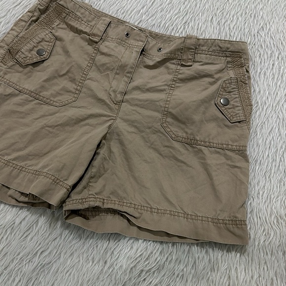 Loft brown khaki summer shorts size 12 - Picture 3 of 5